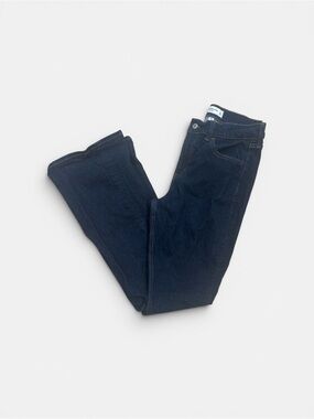 Abercrombie & Fitch Curve Love Mid Rise Bootcut Jeans Womens Size 28 Dark Denim